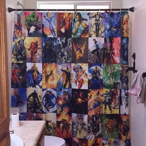 MARVEL DC SHOWER CURTAIN